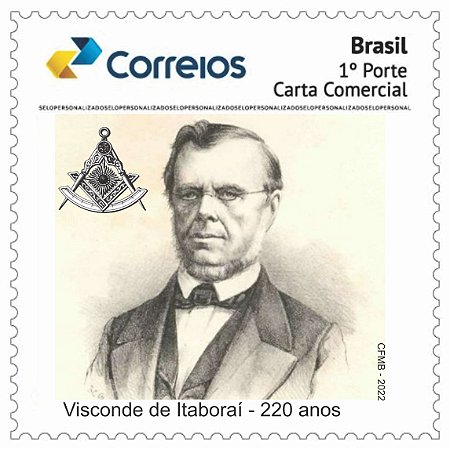 2022 Visconde de Itaboraí - Político e Maçom 220 anos (SP) mint