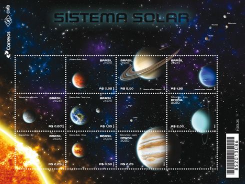 2020 Bloco Sistema Solar Planeta Sol Astronomia