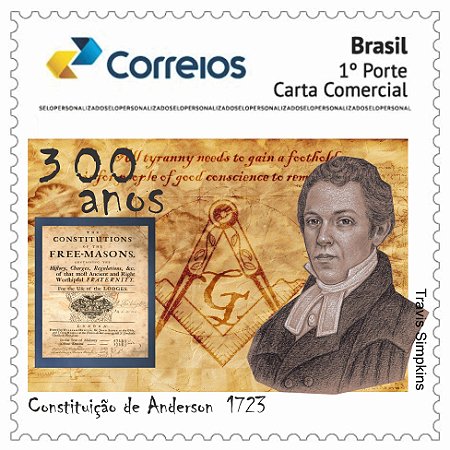 300 anos da Constituição de Anderson - SP (MINT)