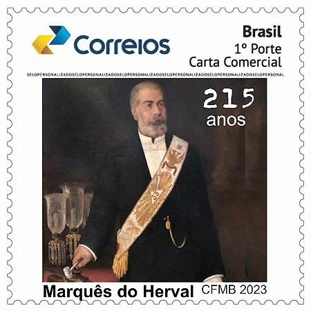 2023 - Marques do Herval - maçom - 215 anos SP