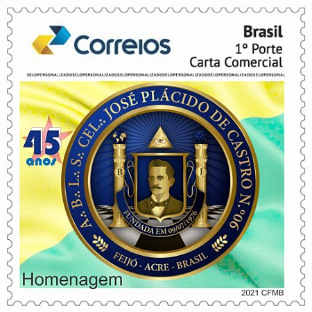 2021 - 45 anos da Loja Plácido de Castro - Homenagem CFMB - SP