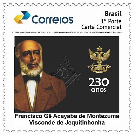 2024 - Francisco Jê Acaiaba de Montezuma, visconde de Jequitinhonha 230 anos - SP