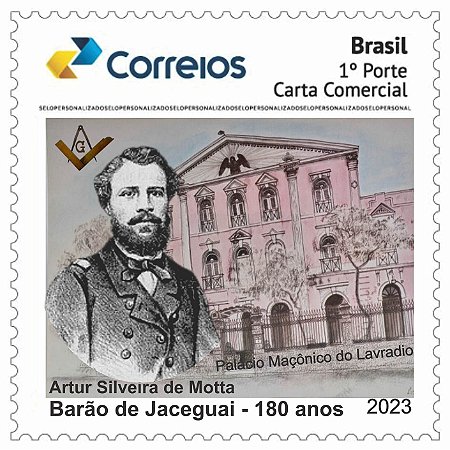 2023 - Barão de Jaceguai - Artur Silveira de Motta 180 anos - SP