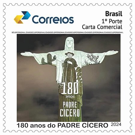 2024 - Padre Cícero 180 anos de nascimento - Homenagem no Cristo Redentor