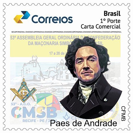 2024 - Paes de Andrade, maçom - Assembleia Geral da Confederação da Maçonaria Simbólica do Brasil  CMSB 2024 - série SP