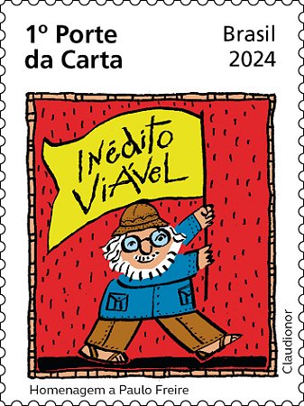 2024 - Paulo Freire - Homenagem - selo novo MINT