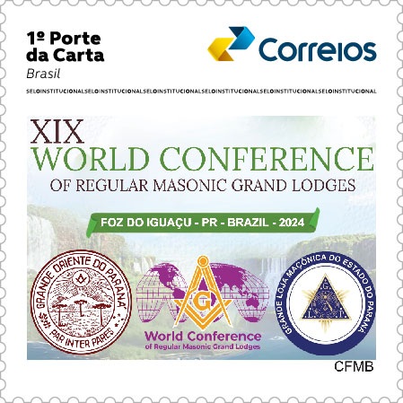 2024 World Conference - Conferência Mundial da Maçonaria - S.I Selo Institucional
