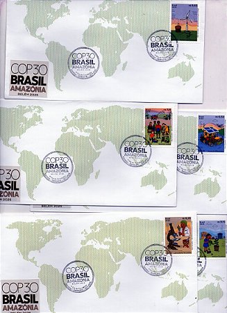 2025 COP30 Série de 5 FDCs (exclusivos)