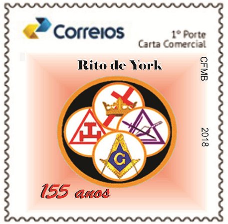 2018 Rito de York - 155 anos SP (mint)