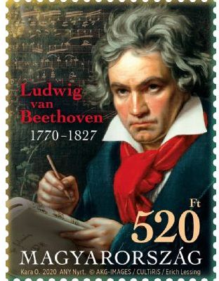 2020 Hungria - Beethoven 250 anos (mint)