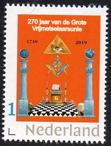 2019 Holanda 270 anos da Grande Loja Maçônica holandesa