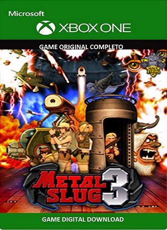 Metal Slug 3 Xbox One Game Midia Digital