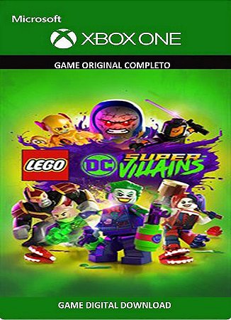 Lego DC Super-Villains Game Xbox One Mídia Digital Original