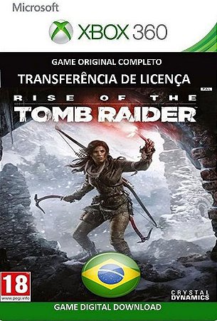 Rise Of The Tomb Raider Game Xbox 360 Mídia Digital Original
