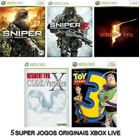 Combo 5 Games Xbox 360 Digitais Originais Xbox Live