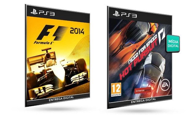 F1 2014 VS Need For Speed Hot Pursuit PS3 Game Digital Original PSN