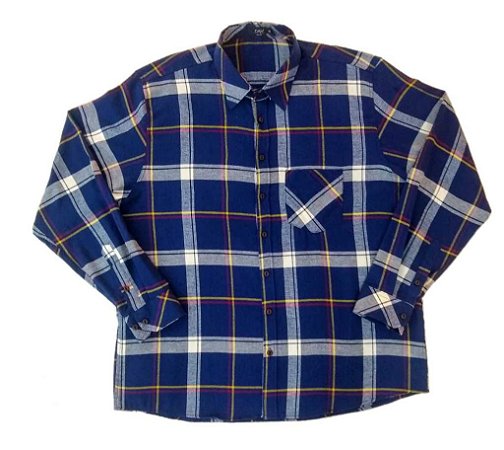 camisa flanela plus size