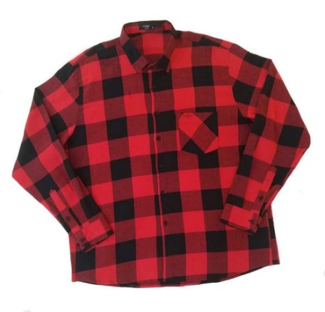camisa flanela plus size