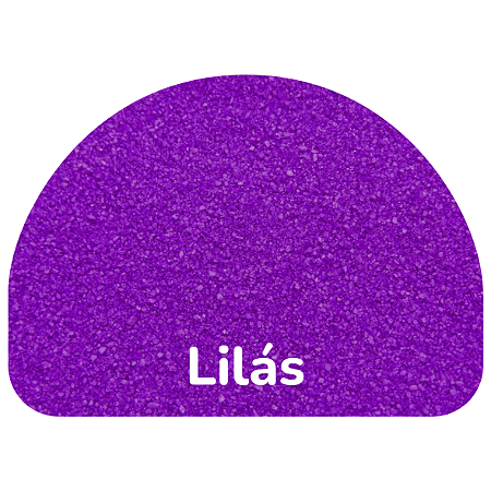 Areia Colorida Lilás para Atividades Escolares - Saco Refil 500gr