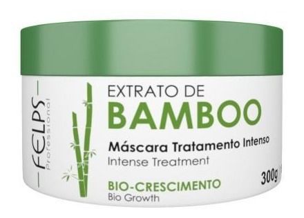 Mascara De Tratamento Intensivo Extrato De Bamboo Felps 300g