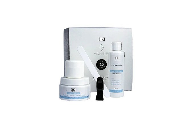 Kit De Limpeza Facial Home Care (20 Aplicações) Jiki Cosméticos