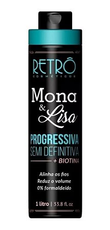 Escova Progressiva Semi Definitiva Mona E Lisa Retrô 1l