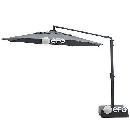 Ombrelone Lateral 2,5m Alumínio Redondo Soft