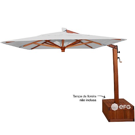 Ombrelone Lateral 4m Quadrado Supremo