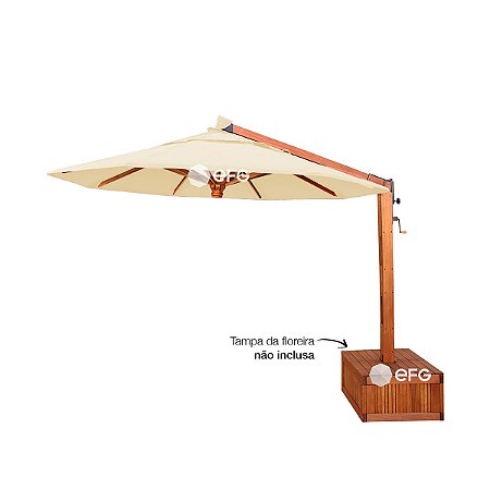 Ombrelone Lateral 3,5m Redondo Premium