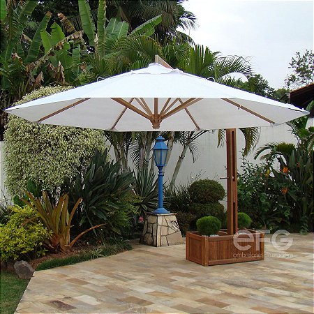 Ombrelone Lateral 4m Redondo Premium - EFG Shop ⛱️ Os melhores ombrelones  em um só lugar.