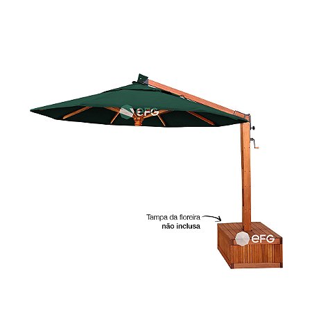 Ombrelone Lateral 5m Redondo Supremo