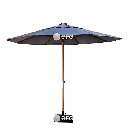 Ombrelone Central 2,4m Redondo Slim