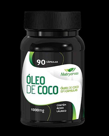 Óleo de Coco  1000 mg 90 cápsulas.