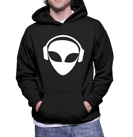 Moletom Masculino Extraterrestre Alien Et DJ Músico Gamer