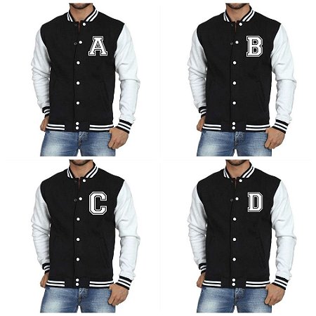 jaqueta college masculina personalizada