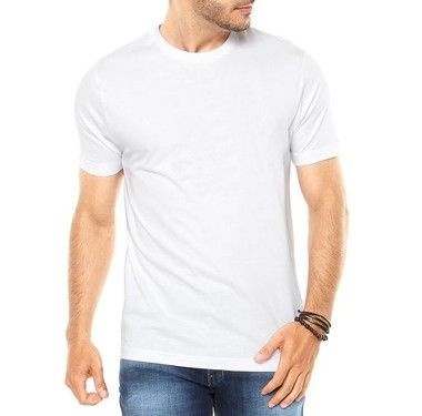 Camiseta Masculina Lisa Básica Branca