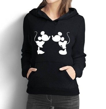 moletom feminino minnie e mickey