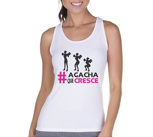 Regata Feminina Fitness #Agacha que Cresce