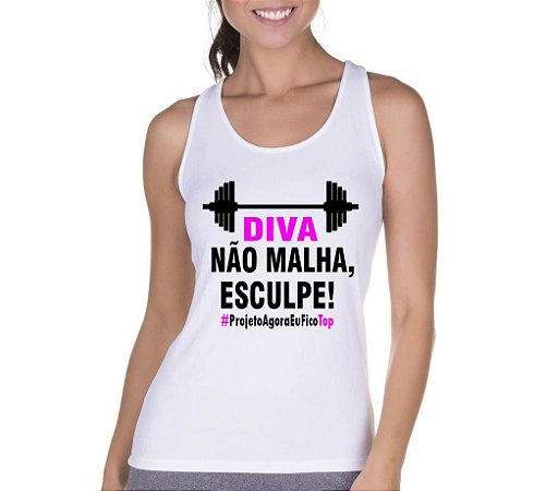egata Feminina Fitness Diva Não Malha Esculpe