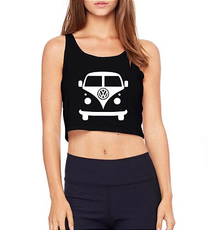 Top Cropped Carro Clássico Kombi