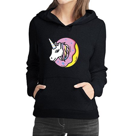 blusa de frio feminina unicornio
