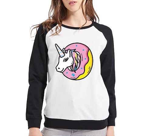 blusa de frio unicornio