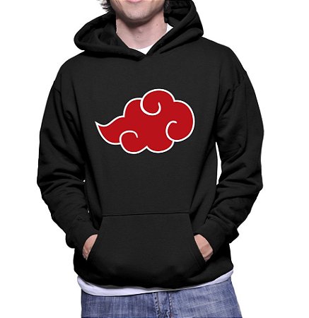 Moletom preto naruto clearance