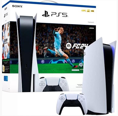 Playstation 5 825gb Disco + Bundle Ea Sports Fc 24 Midia Física