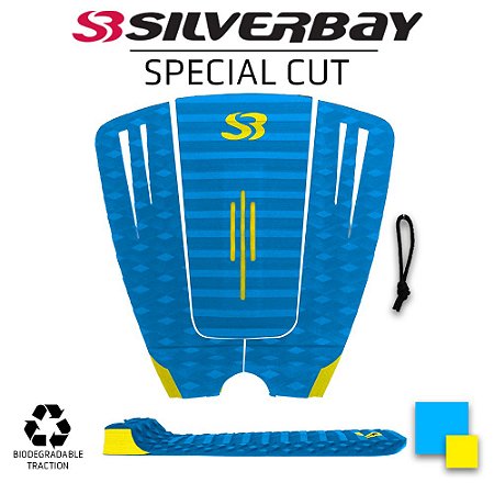 Deck Surf Silverbay SPECIAL CUT - Cor: Azul Turquesa/Amarelo