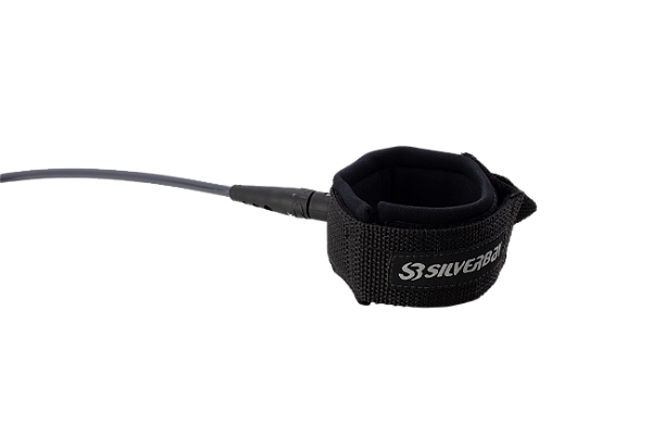 Leash Surf SILVERBAY PRO REGULAR 6' 6mm - Chumbo