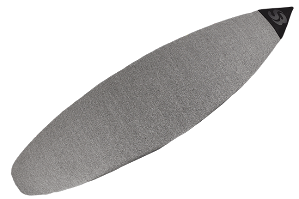 CAPA ATOALHADA SILVERBAY Para Pranchas de Surf SHORTBOARD - 5'11 á 6'1 - Cinza