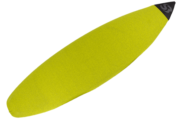 CAPA ATOALHADA SILVERBAY Para Pranchas de Surf SHORTBOARD - 5'5 á 5'7 - Verde Limão