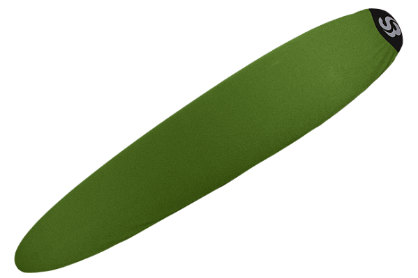 CAPA ATOALHADA SILVERBAY Para Pranchas de Surf FUNBOARD - 7'2 á 7'4 - Verde