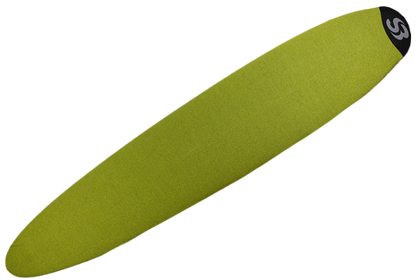 CAPA ATOALHADA SILVERBAY Para Pranchas de Surf FUNBOARD - 7'2 á 7'4 - Verde Limão